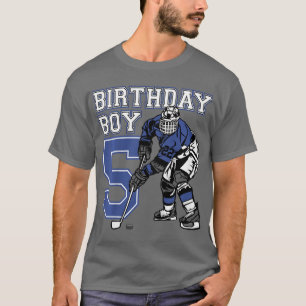 Barn 5 år gammal isjockey, Födelsedagsfest 5 T Shirt