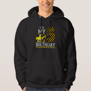 Barn 5 år gammal pojke Det är min femte födelsedag Hoodie