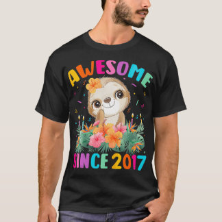 Barn 5 år gammal Sloth Älskare Fantastisk sedan 20 T Shirt