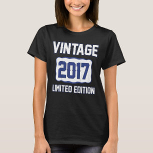 Barn 5 år gammal Vintage 2017 5:e födelsedagen T Shirt