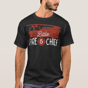 Barn 5:e födelsedag Brandlastbilsboxar 5 år gaml T Shirt