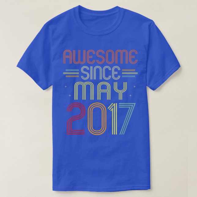Barn 5:e födelsedag i Fantastisk sedan maj 2017 5  T Shirt (Design framsida)