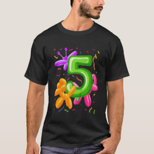 Barn 5:e födelsedagskaldelsbubblor t shirt