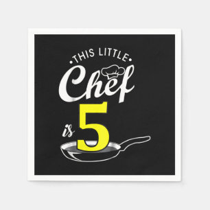 Barn 5:e födelsedagspresent Cook 5-årig Pappersservett