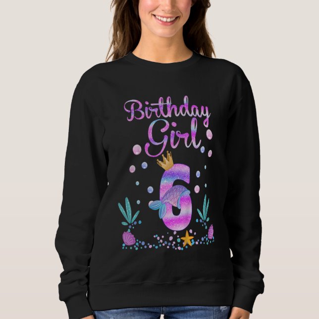 Barn 6 år gamla gåvor födelsedag 6e t shirt (Framsida)