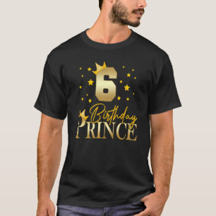 Barn 6 år gamla prins 6e Birthday Litt T Shirt