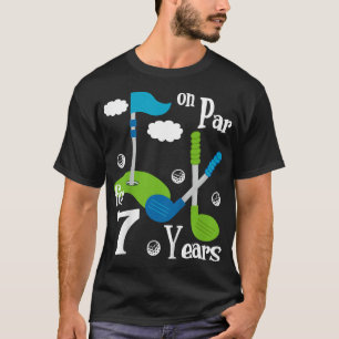 Barn 6 år gammal Golf Födelsedagsfest Gift for Boy T Shirt