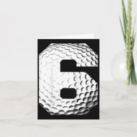 Barn 6-års födelsedags pojke golfspelare golf 6 år