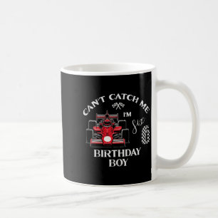 Barn 6-års födelsedagsracingbil Födelsedag Pojke K Kaffemugg