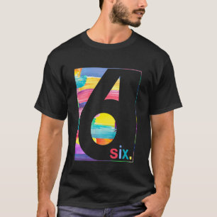 Barn: 6 Sex 6e-födelsedagskärnor Gi T Shirt