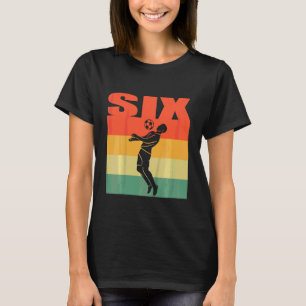 Barn 6e födelsedag för pojkar Flicka 6 år gammal f T Shirt
