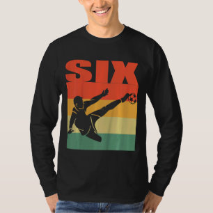 Barn 6e födelsedag för pojkar Flicka 6 år gammal f T Shirt