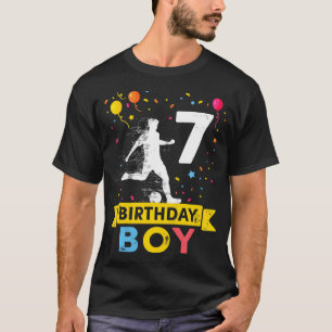 Barn 7 Åldersdagstjocken 7:e födelsedag B T Shirt