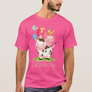 Barn 7 år gammal Boskap min 7:e-fågel T Shirt