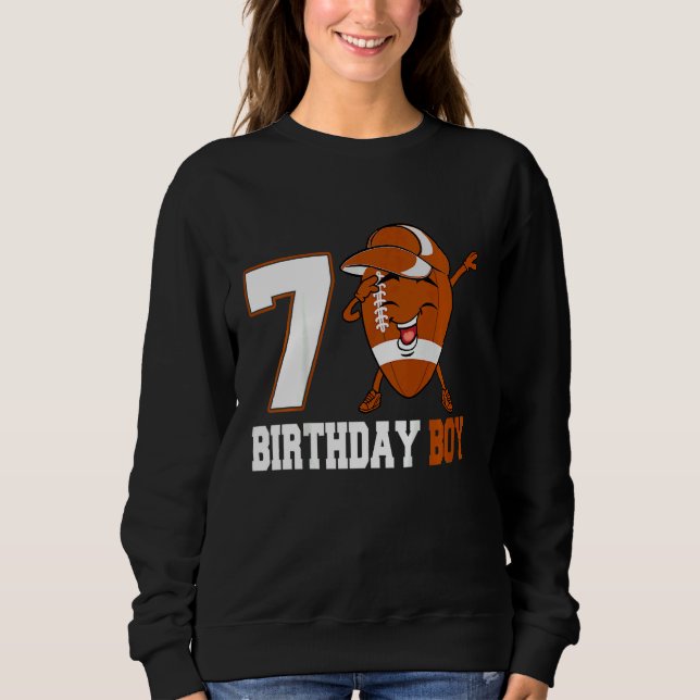 Barn 7 år gammal dabbboll i 7:e t shirt (Framsida)