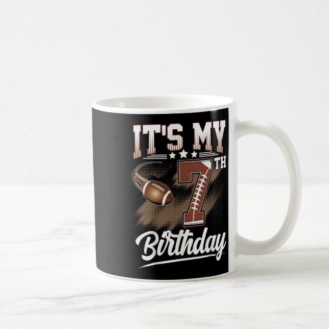 Barn 7 år gammal Det är min 7:e-födelsedag. Kaffemugg (Höger)