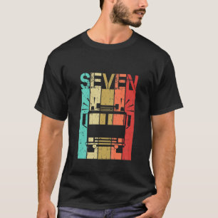Barn 7 år gammal eldsvåda Lastbil födelsedag sjund T Shirt