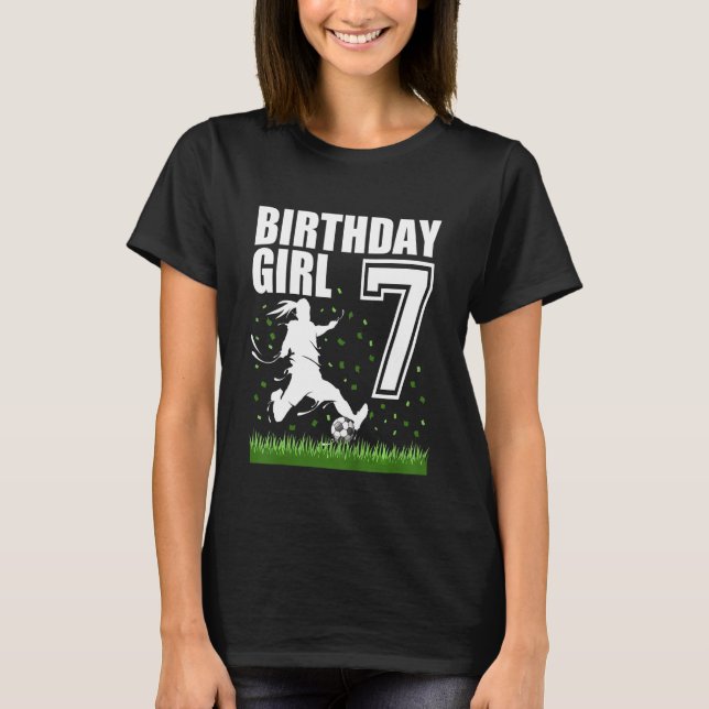 Barn 7 års Födelsedagsfest för gamla idrottare, te T Shirt (Framsida)