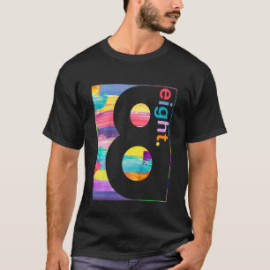 Barn: 8 8 8: e födelsedagsboj Gir T Shirt