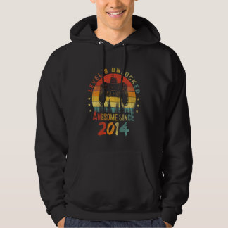 Barn 8 år gammal pojknivå 8 olåst Fantastisk 2014 Hoodie