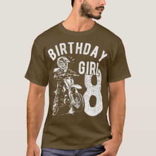 Barn 8 år gammal unge Birthday tjejer Dirt Cyto Mo T Shirt