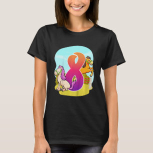 Barn 8:e födelsedag hästar Ei T Shirt