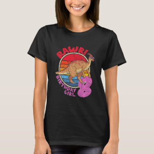 Barn 8:e födelsedag I Rawr! Parasaurolophus I T Shirt