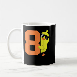 Barn 8:e födelsedag Kyckleri 8 år gamla B Kaffemugg