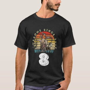 Barn 8:e födelsedagen Fantastisk sedan 2014 Dos 8 T Shirt