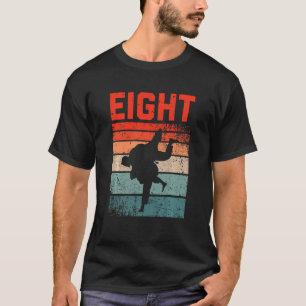 Barn 8:e födelsedagen Judo Judoka Fighter 8 år gam T Shirt