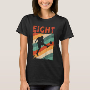 Barn 8: e födelsedagstjuren Retro Ocer 8 år Gammal T Shirt