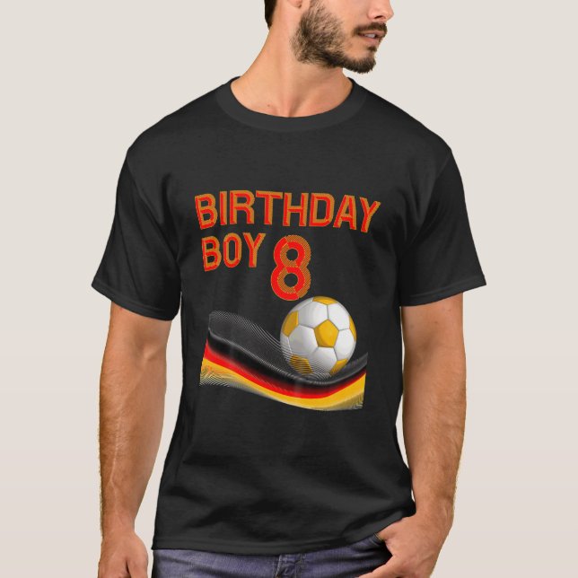 Barn 8H Fågeldag Fotboll 8 år gamla barn T Shirt (Framsida)