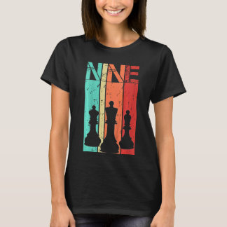 Barn 9 år gammal Chess Player Birthday Boy Girl 9 T Shirt