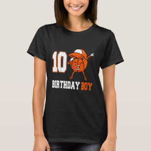 Barn 9 år gammal doftande basket 9:e födelsedagen t shirt