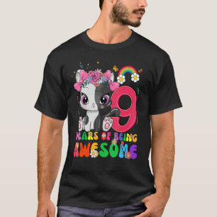 Barn 9 år gammal Tonåringar 9:e födelsedag Fantast T Shirt