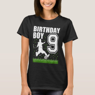 Barn 9 års Födelsedagsfest för gamla idrottare 9:e T Shirt