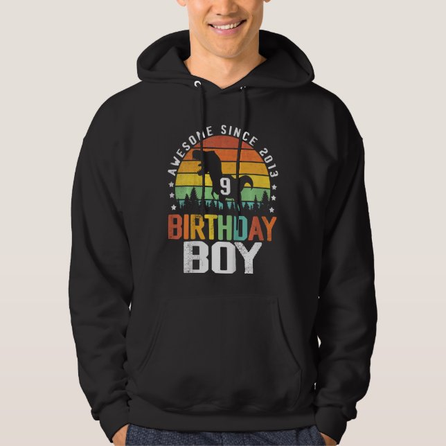 Barn 9:e födelsedag Fantastisk sedan 2013 9 år och Hoodie (Framsida)