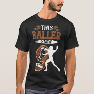 Barn 9:e födelsedag Fotboll: 9 år gammalt fotboll T Shirt