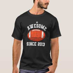 Barn 9:e födelsedag Fotbollsspelare 9-årsjubileum T Shirt