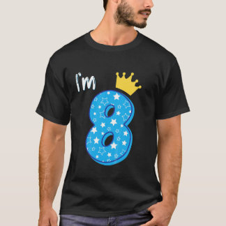 Barn ÅÅÅÅÅtta födelsedagstjocklek Kid 8 ÅR 8 ÅR 8  T Shirt