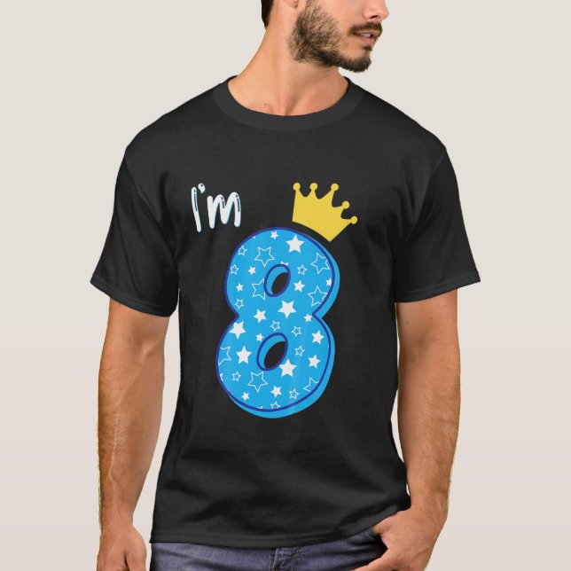 Barn ÅÅÅÅÅtta födelsedagstjocklek Kid 8 ÅR 8 ÅR 8  T Shirt (Framsida)