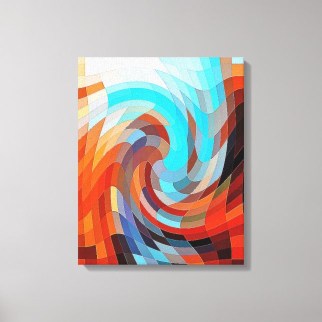 BARN ABSTRAKT CANVASTRYCK (Framsida)