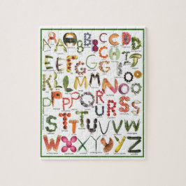 Barn Alphabet Puzzle Educational Cute ABC Pussel
