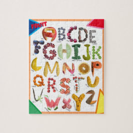 Barn Alphabet Puzzle Educational Cute ABC Pussel