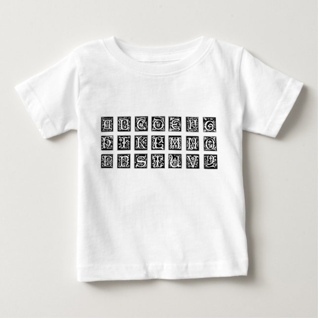 Barn Alphabet Shirt T (Framsida)