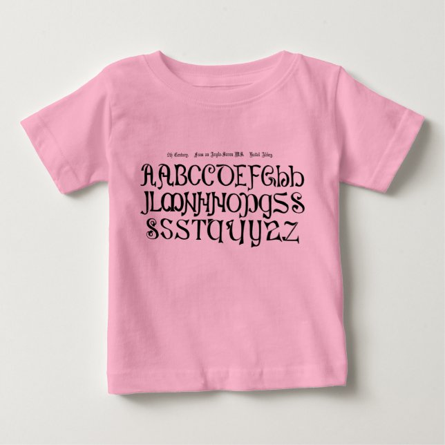 Barn Alphabet Shirt T-shirt (Framsida)