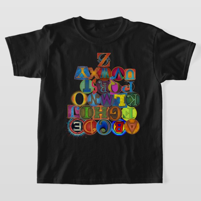 Barn Alphabet T-Shirt (Laydown)