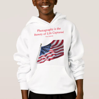 Barn American Flagga Hooved Sweatshirt T Shirt