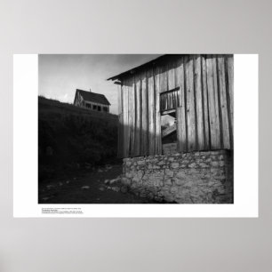 Barn and Stonwork, mars 1962 Poster