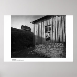 Barn and Stonwork, mars 1962 Poster